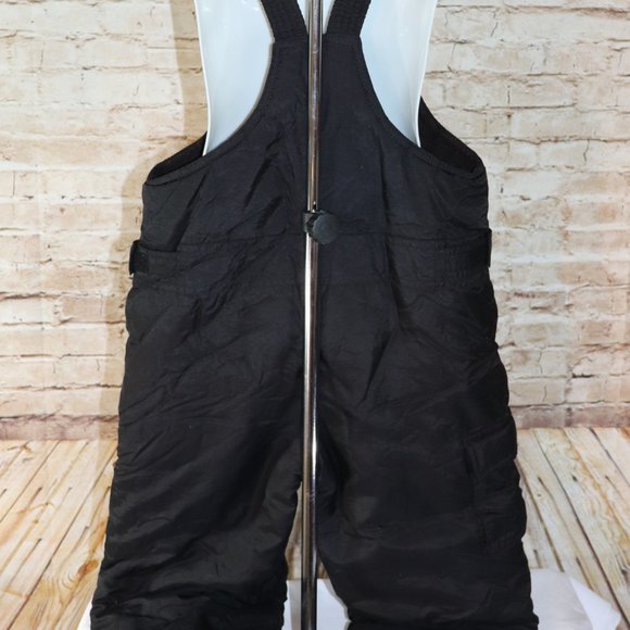 SKI SNOW BIB PANTS YOUTH BOYS GIRLS BLACK SIZE 6/6 - Picture 3 of 6